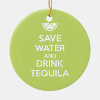 Adorno De Cerámica Ahorre el agua y beba el Tequila