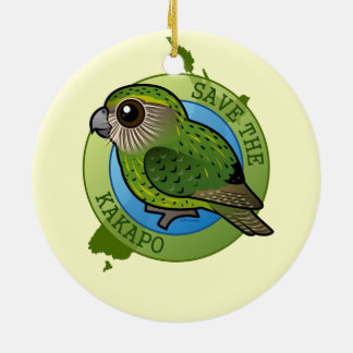 Adorno De Cerámica Ahorre el Kakapo