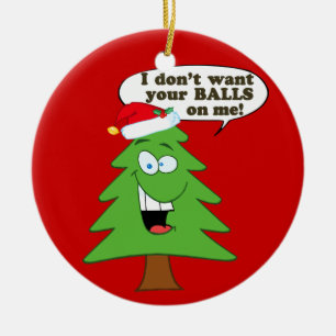 Adorno De Cerámica ¡Ahorre los árboles de navidad!