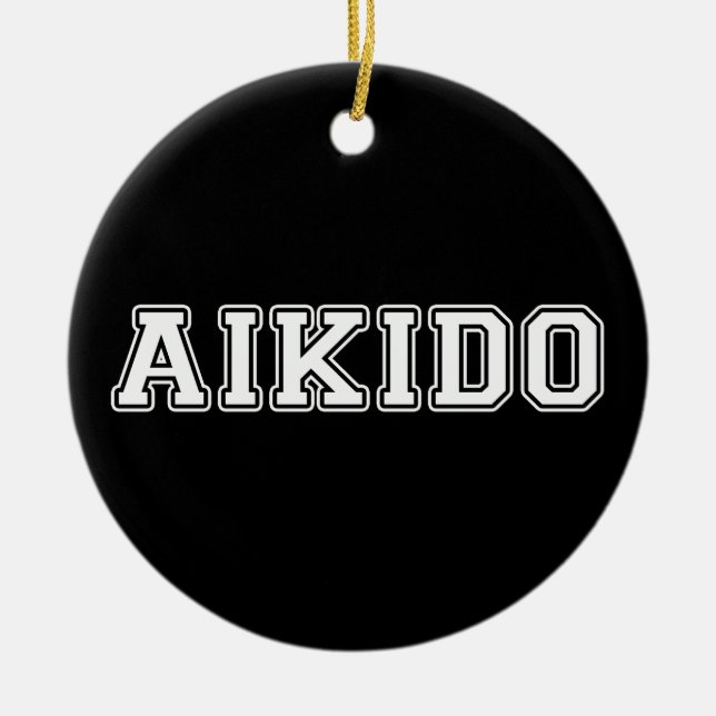Adorno De Cerámica Aikido (Frente)
