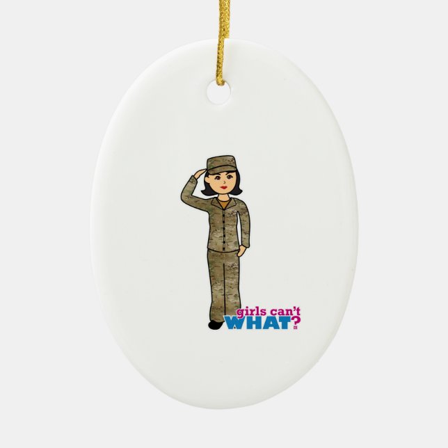 Adorno De Cerámica Air Force Camo Black Hair (Frente)