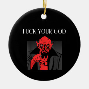 Adorno De Cerámica Aist Goat Satan Baphomet GIft