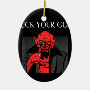 Adorno De Cerámica Aist Goat Satan Baphomet GIft