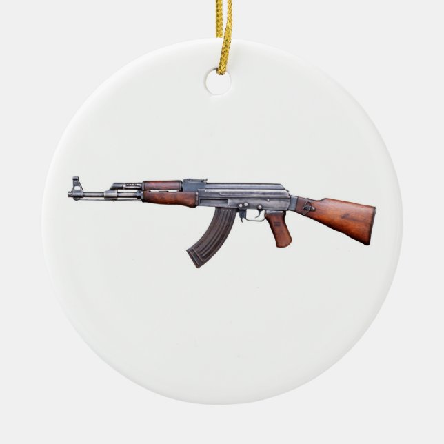 ADORNO DE CERÁMICA AK-47 (Frente)