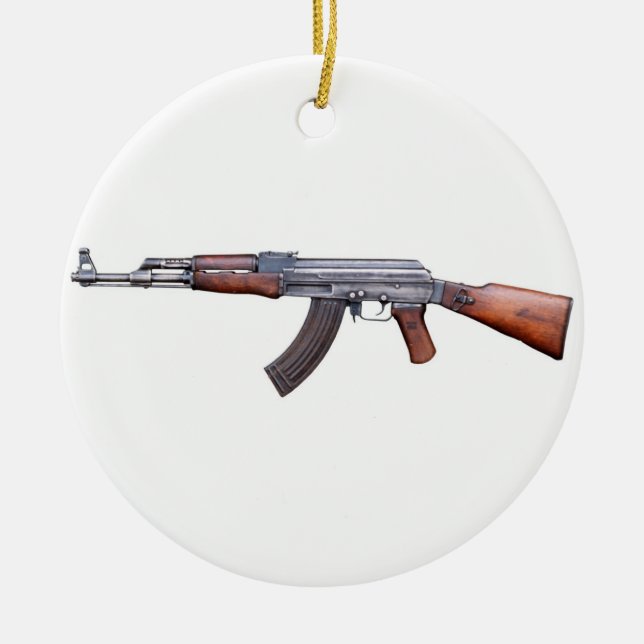 ADORNO DE CERÁMICA AK-47 (Frente)