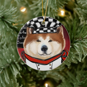 ADORNO DE CERÁMICA AKITA         