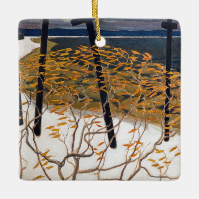 Adorno De Cerámica Akseli Gallen-Kallela - otoño (Anverso)