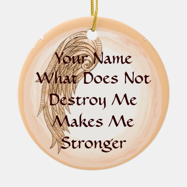 Adorno De Cerámica Ala de fuerza (Frente)