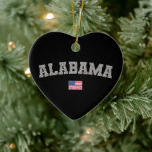 Alabama State USA Flag Vintage