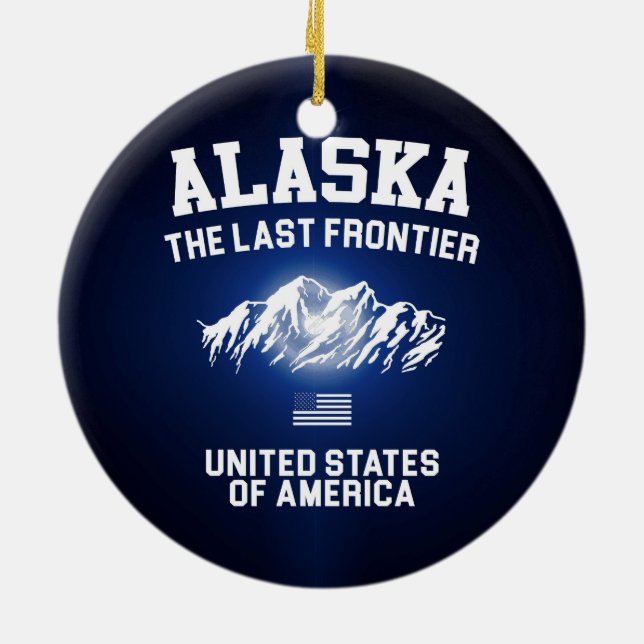 Adorno De Cerámica Alaska, la última frontera (Atrás)