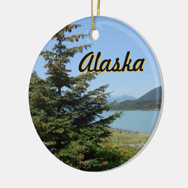 Adorno De Cerámica Alaska. La última frontera. (Izquierda)