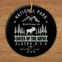Adorno De Cerámica Alaska Wildlife – Gates of the Arctic Alaska