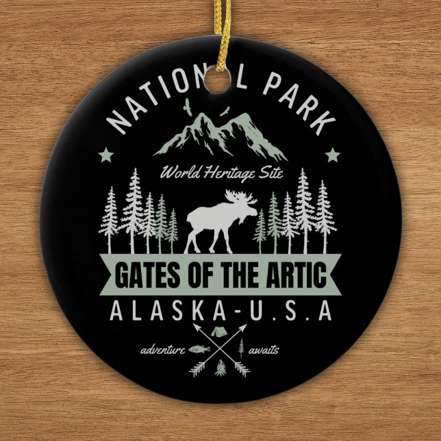 Adorno De Cerámica Alaska Wildlife – Gates of the Arctic Alaska (Subido por el creador)
