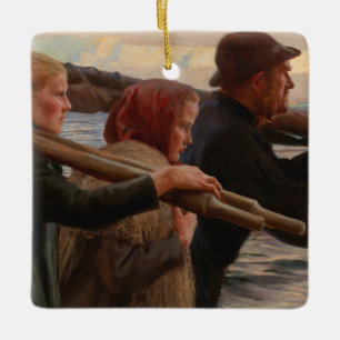 Adorno De Cerámica Albert Edelfelt - En el archipiélago exterior