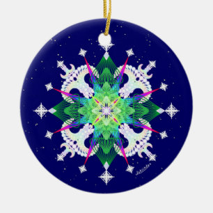 Adorno De Cerámica Alcohol del navidad