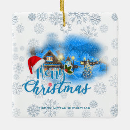 Adorno De Cerámica Aldea de los Navidades mágicos