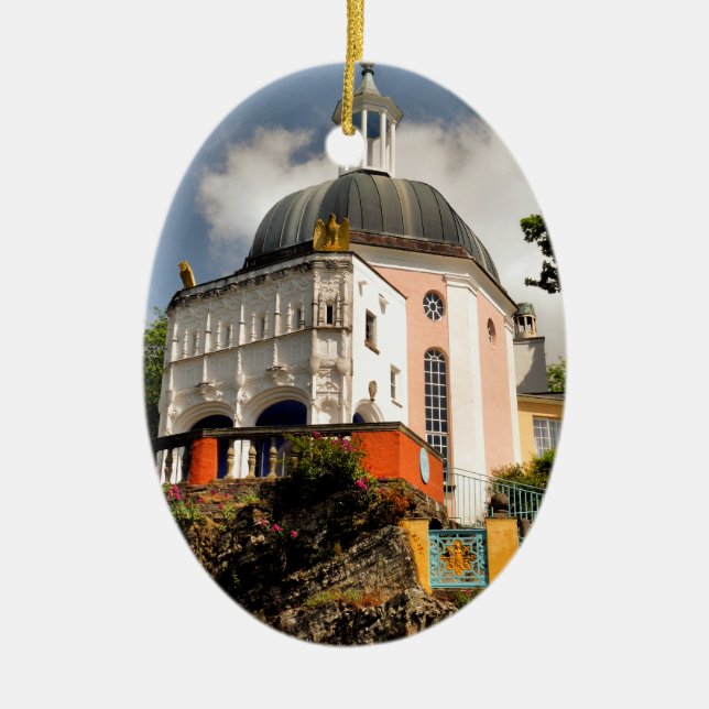 ADORNO DE CERÁMICA ALDEA ITALIANA GALES (Frente)