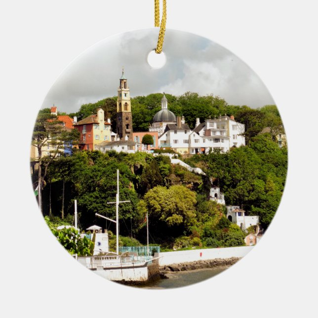 ADORNO DE CERÁMICA ALDEAS DE GALES (Frente)