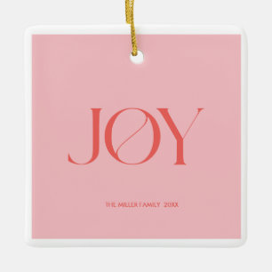 Adorno De Cerámica Alegría NAVIDADES