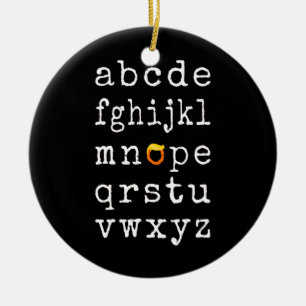 Adorno De Cerámica Alfabeto Anti-Trump - Nope V