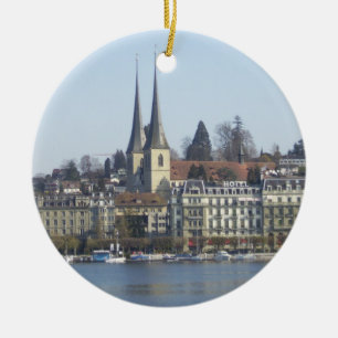 Adorno De Cerámica Alfalfa Suiza