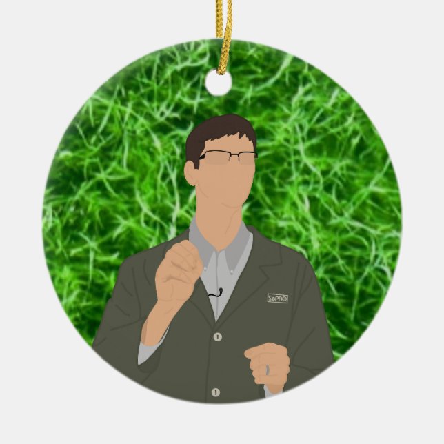 Adorno De Cerámica Algae (Frente)