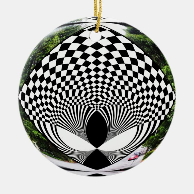 Adorno De Cerámica ¡Alien BEM Mirándote! (Frente)