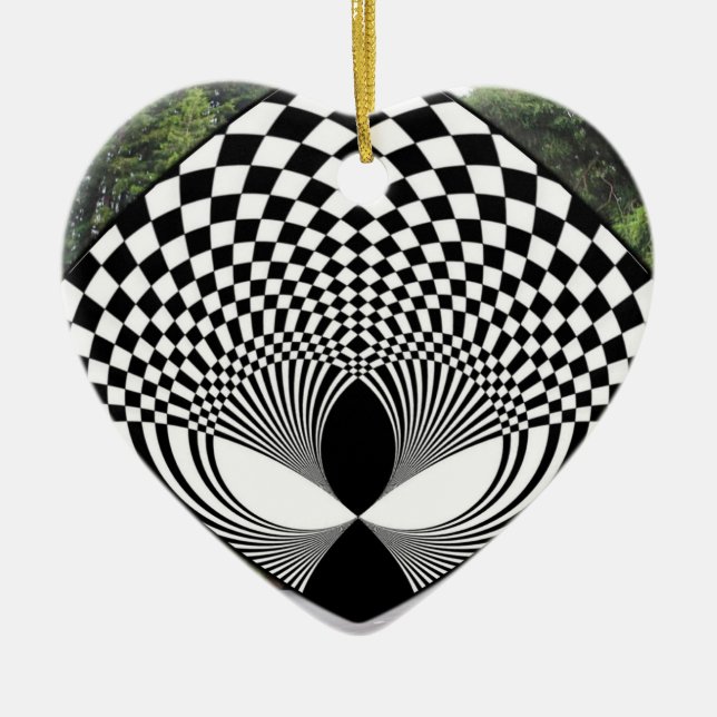 Adorno De Cerámica Alien - ¡Te estoy mirando! (Frente)