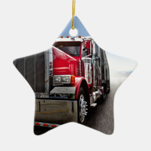 Adorno De Cerámica All American Trucker
