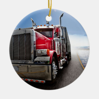 Adorno De Cerámica All American Trucker