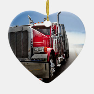 Adorno De Cerámica All American Trucker