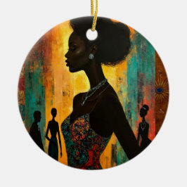 Adorno De Cerámica Alma Sofisticada   