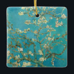 Adorno De Cerámica Almond Blossom, 1890 by Vincent van Gogh<br><div class="desc">Almond Blossom,  1890 by Vincent van Gogh. Flowering trees were special to van Gogh. They represented awakening and hope. He enjoyed them aesthetically and found joy in painting flowering trees.</div>