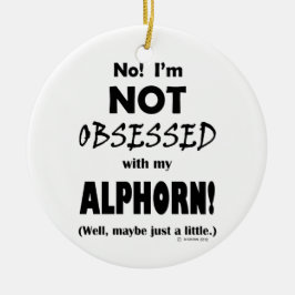 Adorno De Cerámica Alphorn Obsesionado