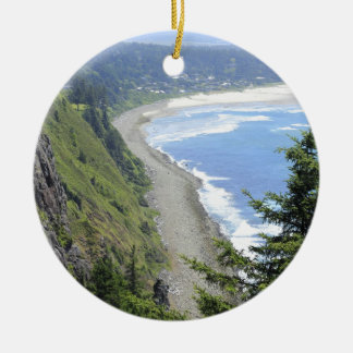 Adorno De Cerámica Alta vista de la costa de Oregon