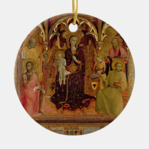 Adorno De Cerámica Altarpiece de Madonna de la nieve, c.1430-32 (