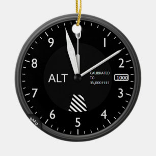 Adorno De Cerámica Altímetro de aeronaves