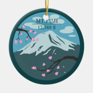 Adorno De Cerámica Altitud del Mt. Fuji