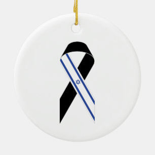 Adorno De Cerámica Am Yisrael Chai hebrew personalizado texto Israel 