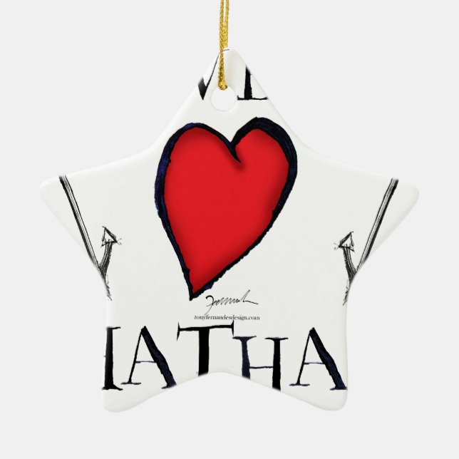 Adorno De Cerámica amamos el chatham (Frente)