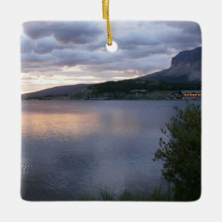 Adorno De Cerámica Amanecer en el lago Swiftcurry I
