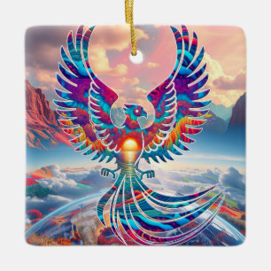 Adorno De Cerámica Amanecer en Fénix