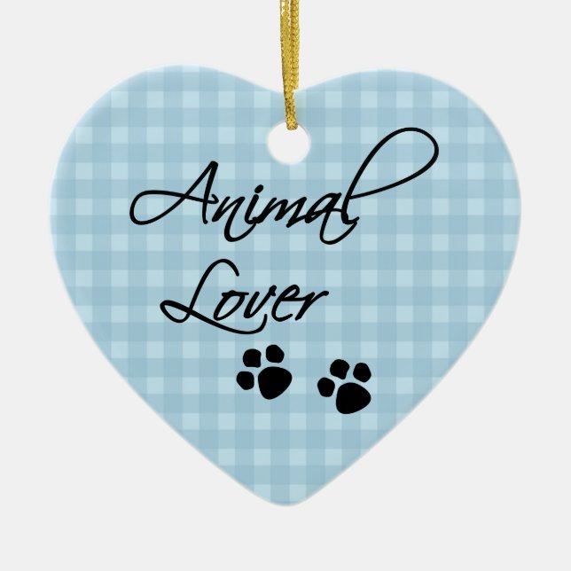 Adorno De Cerámica Amante-patas animales (Frente)