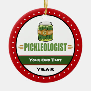 Adorno De Cerámica Amantes de PICKLEOLOGIST