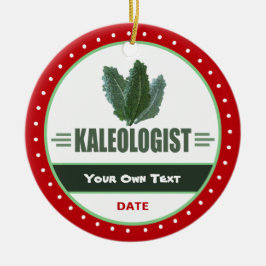 Adorno De Cerámica Amantes divertidos de Kale