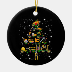 Adorno De Cerámica Amantes mecánicos  Árbol mecánico de Navidad