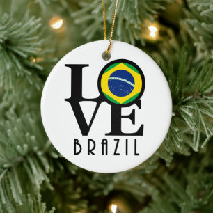 Adorno De Cerámica AMAR a Brasil