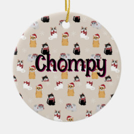 Adorno De Cerámica Amar a mis gatos