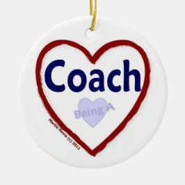 Adorno De Cerámica Amar ser un entrenador
