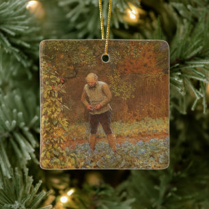 Adorno De Cerámica Amateur (Coachman & Cabbages) por Frederick Walker